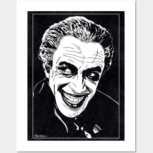 THE MAN WHO LAUGHS (Black and White) Posters and Art